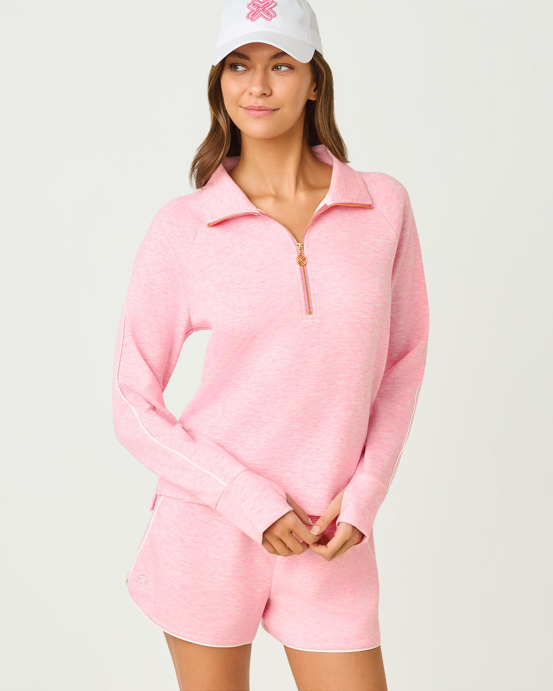 Lilly Pulitzer | Elemis Upf 50+ Pullover - Heathered Conch Shell Pink