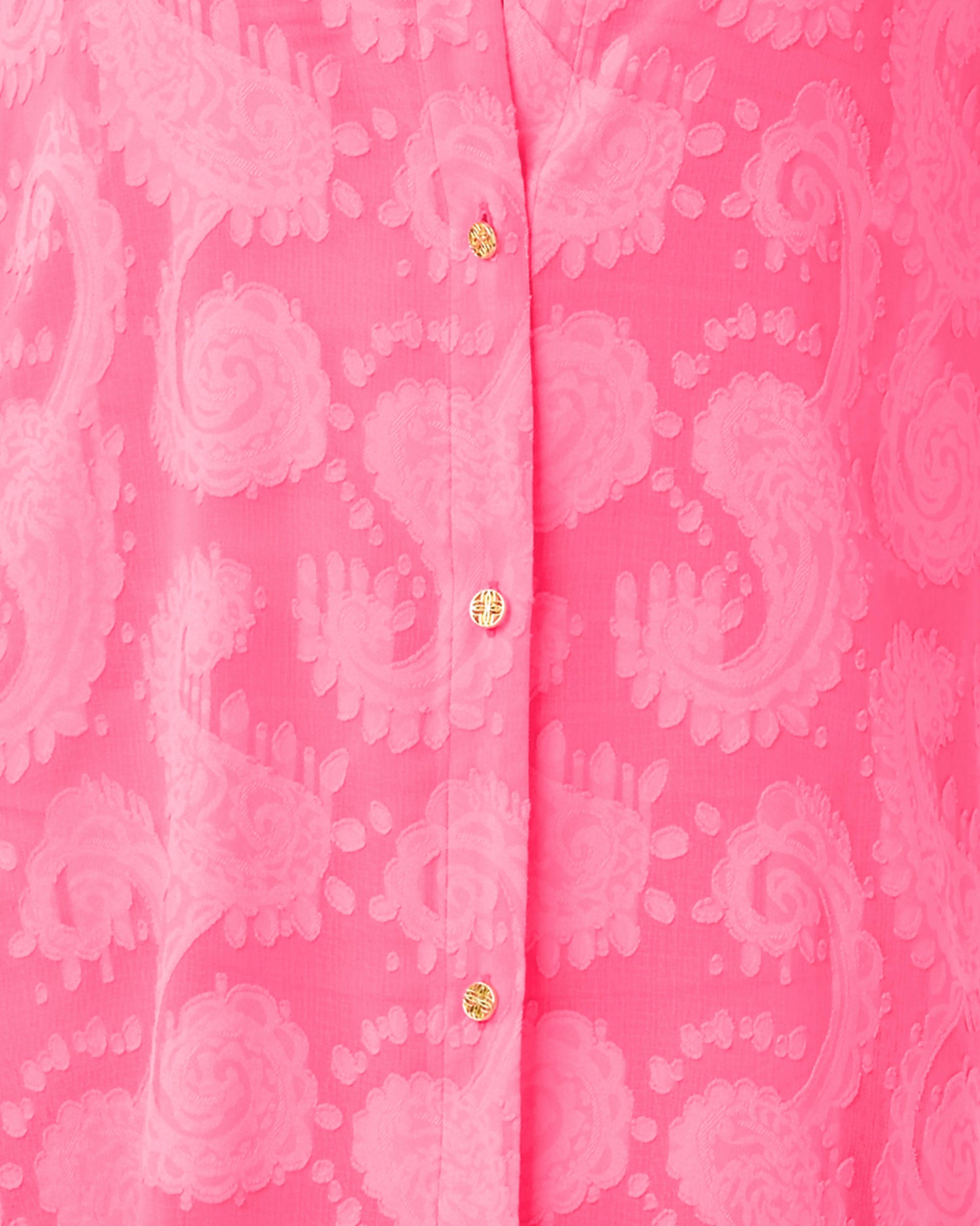 Sadira Long Sleeve Cover Up - Cherry Blossom Pink Tangerine Dream