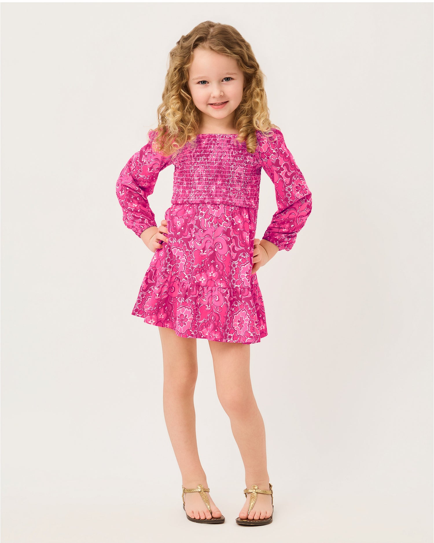 Mini Jilly Long Sleeved Dress