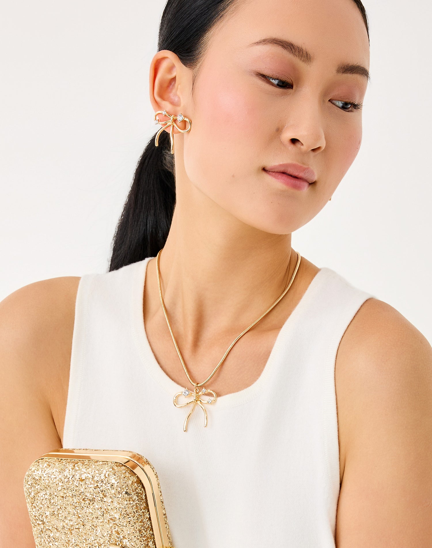 Lilly Pulitzer | Tis The Season Necklace - Gold Metallic