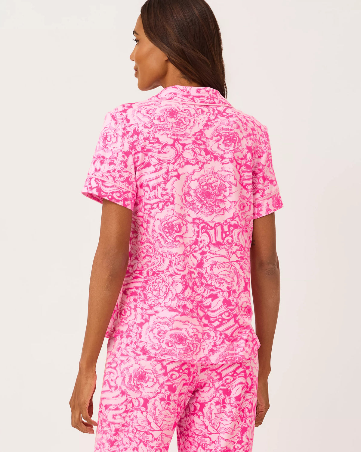 Crispin Pajama Button-Up Top