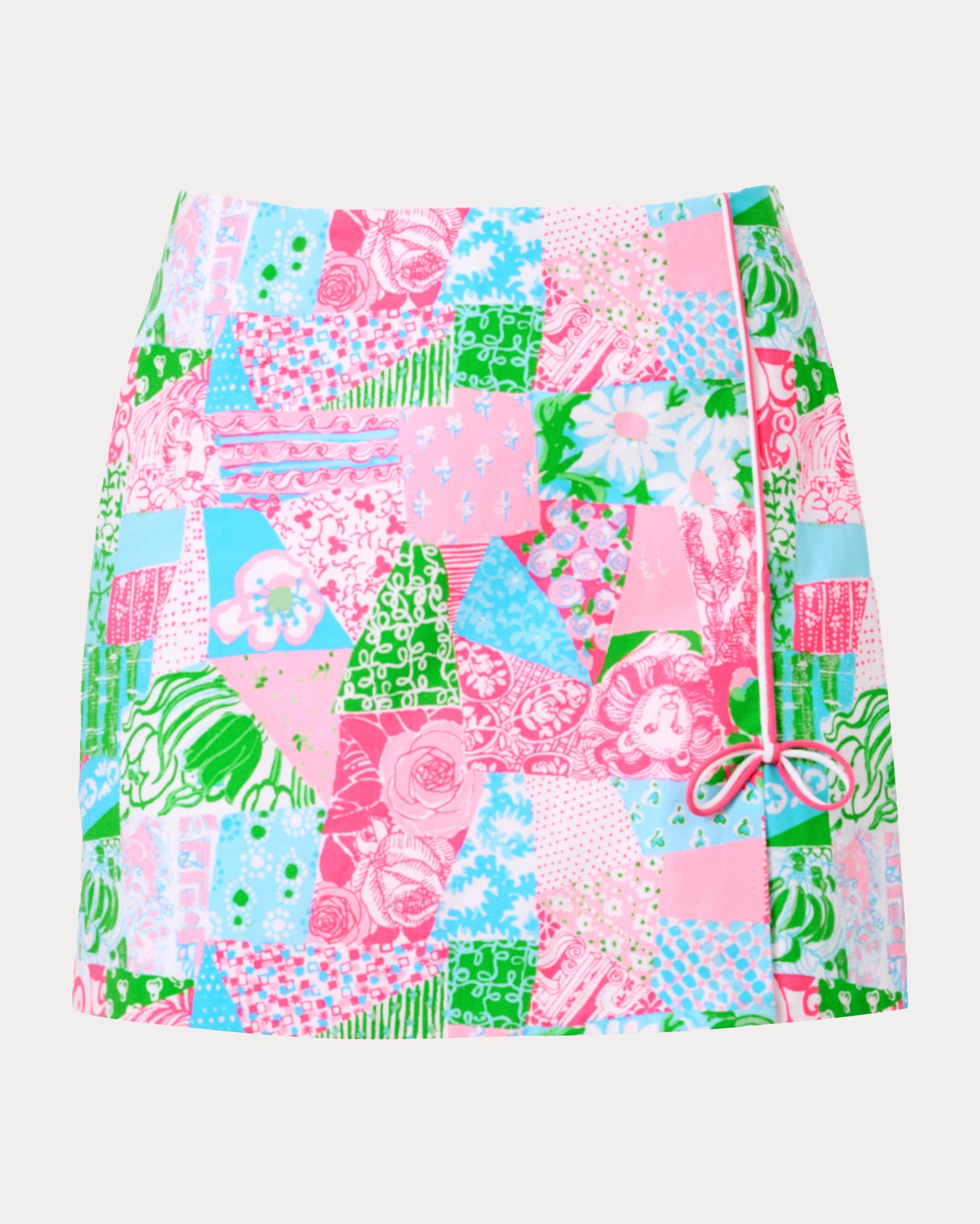 La Costa Mini Skort - Multi Crazy Quilt