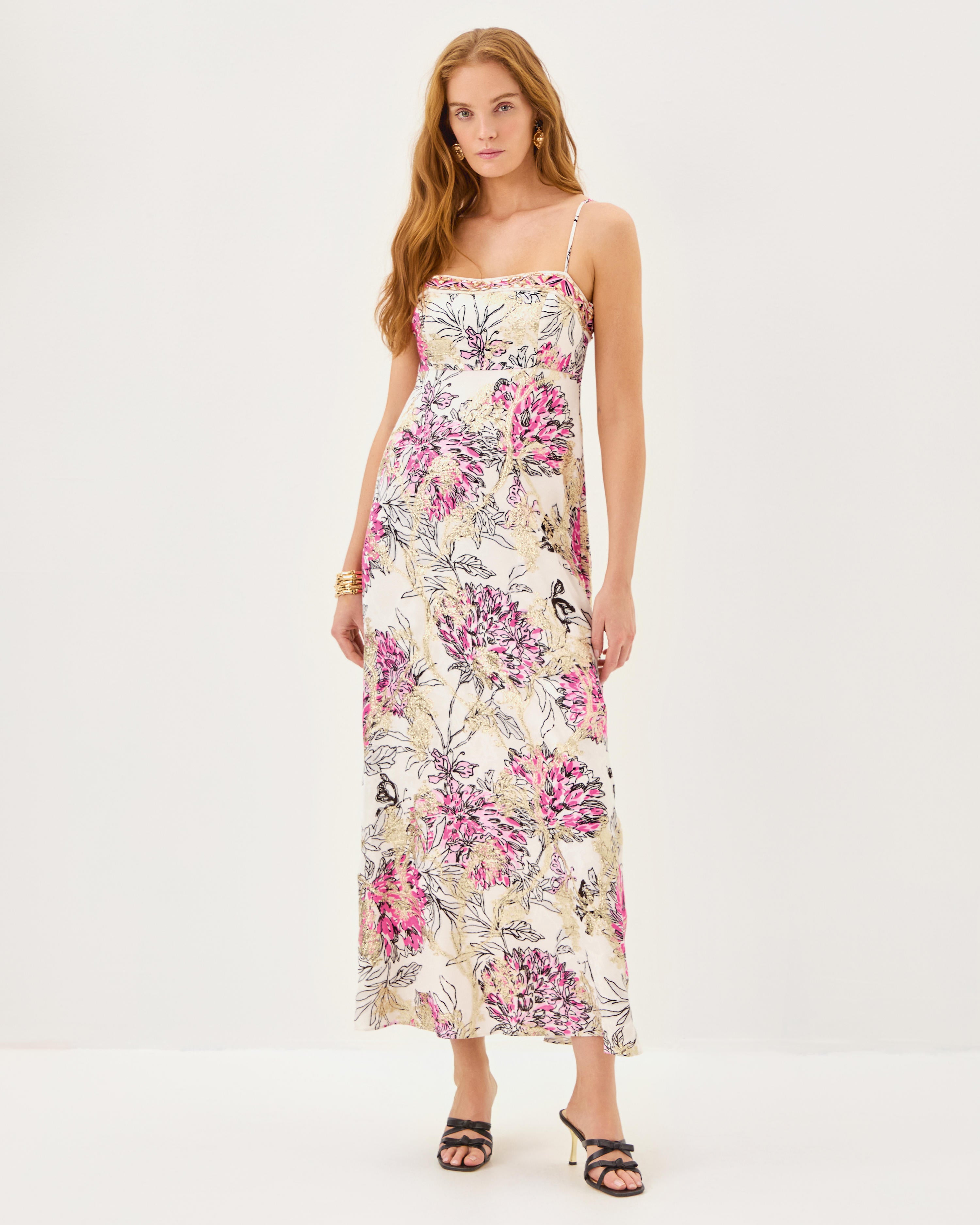 Lilly Pulitzer | Kristi Beaded Jacquard Maxi Dress