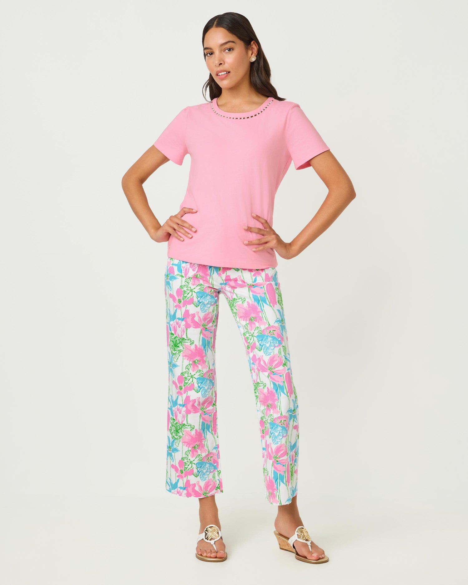 Clairmont Pearl Knit Top - Conch Shell Pink