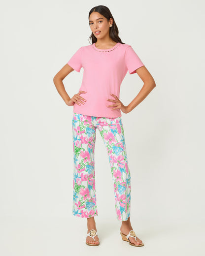 Clairmont Pearl Knit Top - Conch Shell Pink