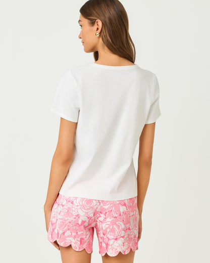 Lilly Pulitzer | Clairmont Pearl Knit Top - Resort White
