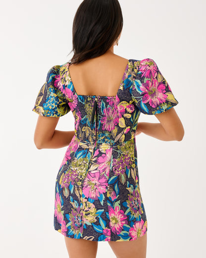 Lilly Pulitzer | Booker Skirted Romper - Multi Canopy Blooms Floral Jacquard