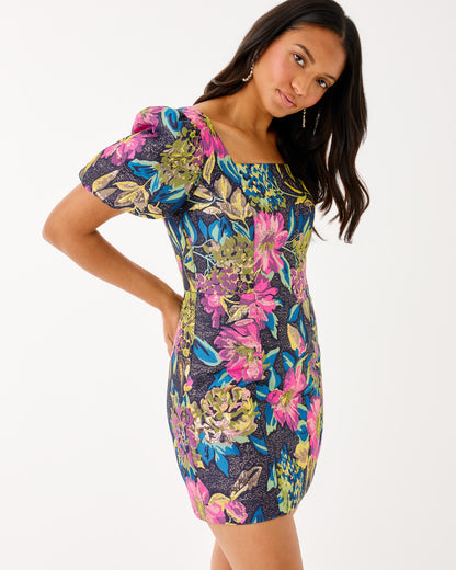 Lilly Pulitzer | Booker Skirted Romper - Multi Canopy Blooms Floral Jacquard