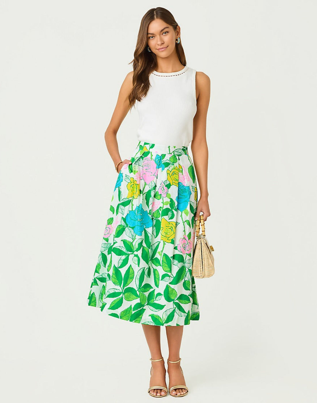 Izela Midi Skirt