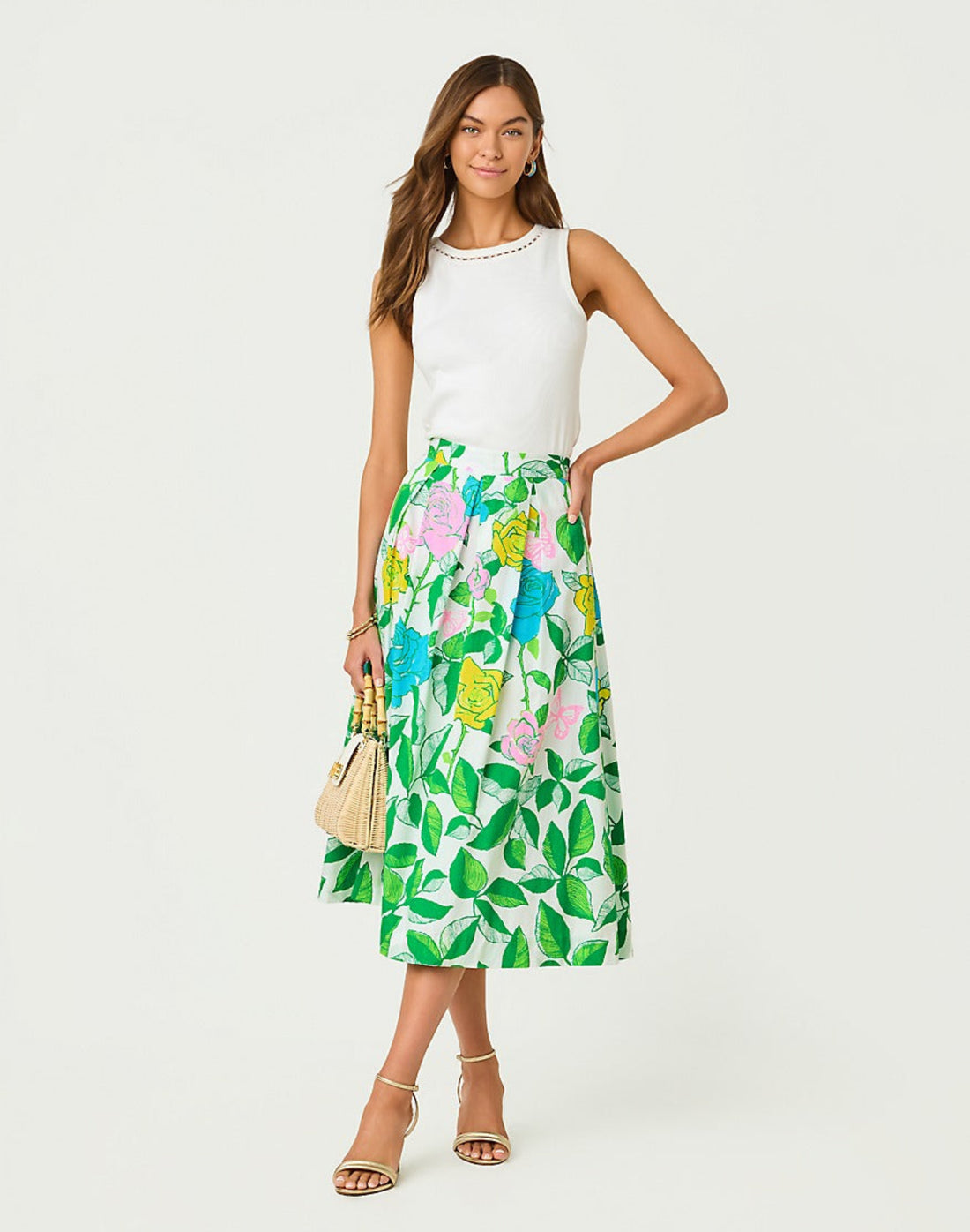 Izela Midi Skirt