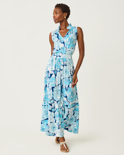 Lilly Pulitzer | Amiria Maxi Dress - Capri Blue Rosanna