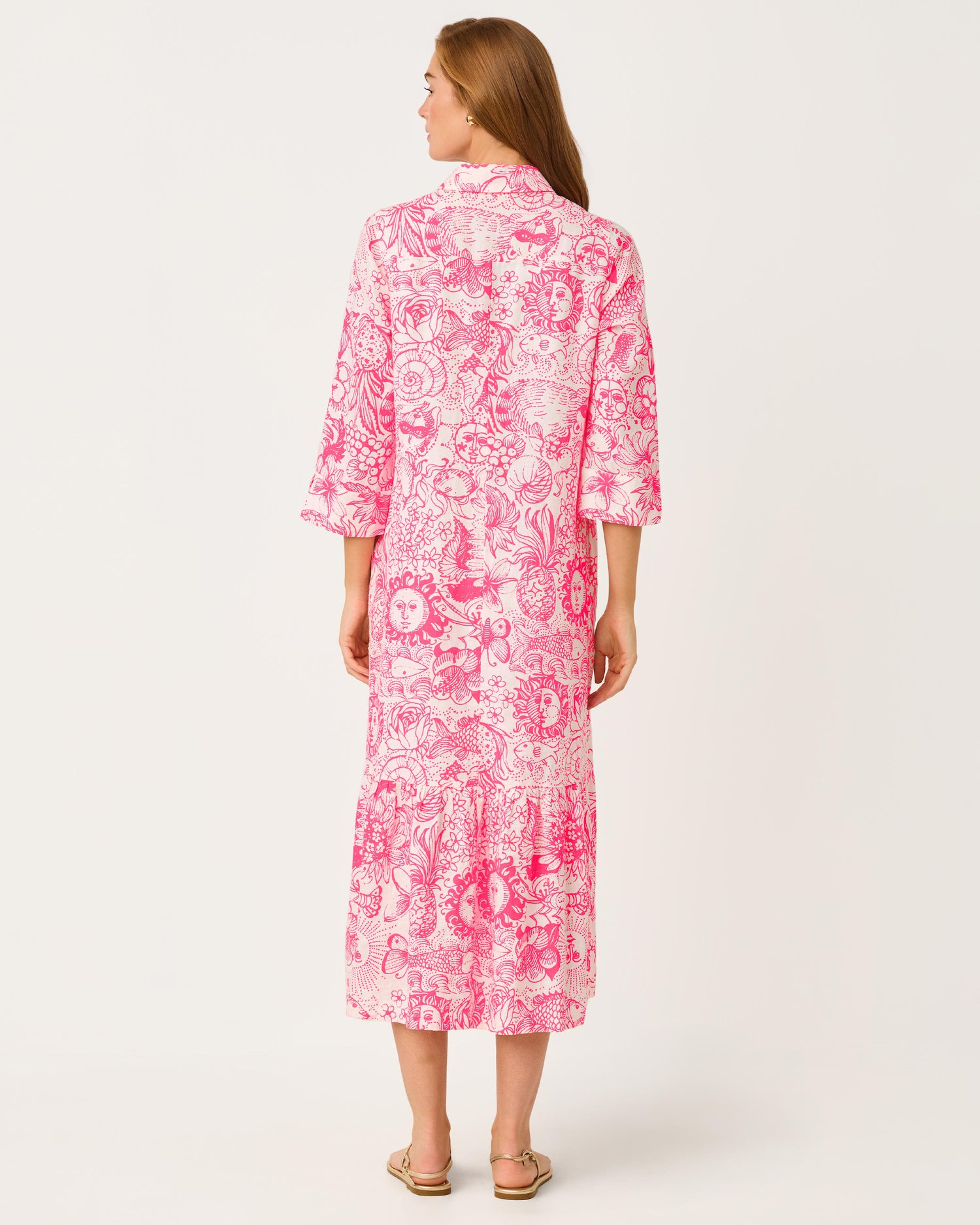 Lilly Pulitzer | Alora Maxi Dress - Cherry Blossom Pink Fleur De Lilly