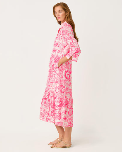 Lilly Pulitzer | Alora Maxi Dress - Cherry Blossom Pink Fleur De Lilly