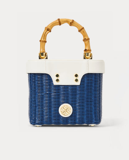 Sienna Top Handle Wicker Bag