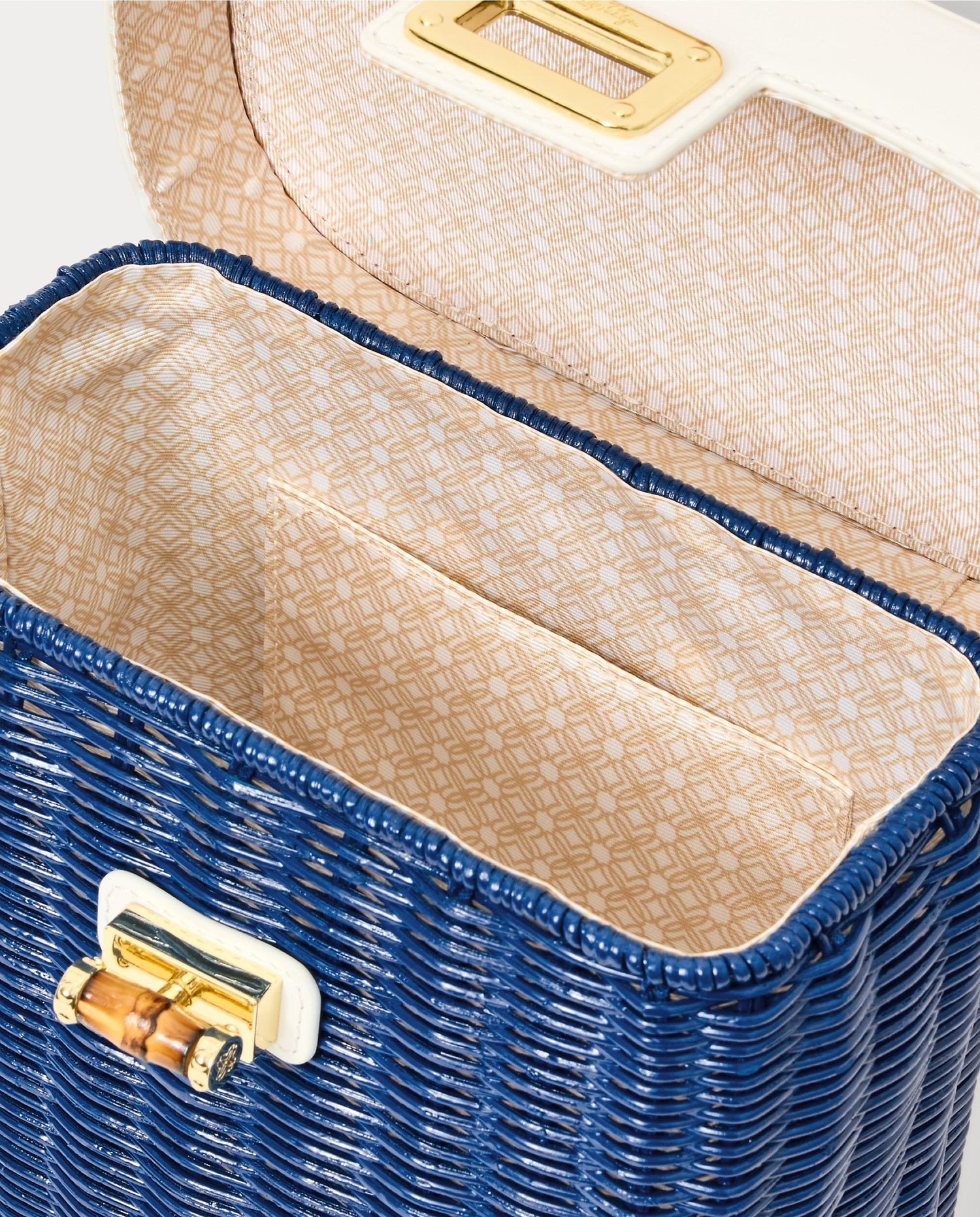 Sienna Top Handle Wicker Bag