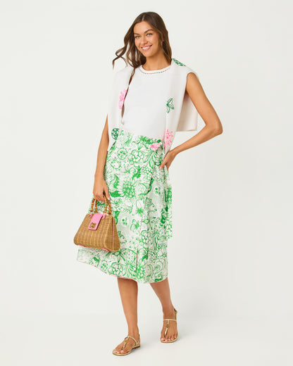 Lilly Pulitzer | Constance Reversible Midi Wrap Skirt