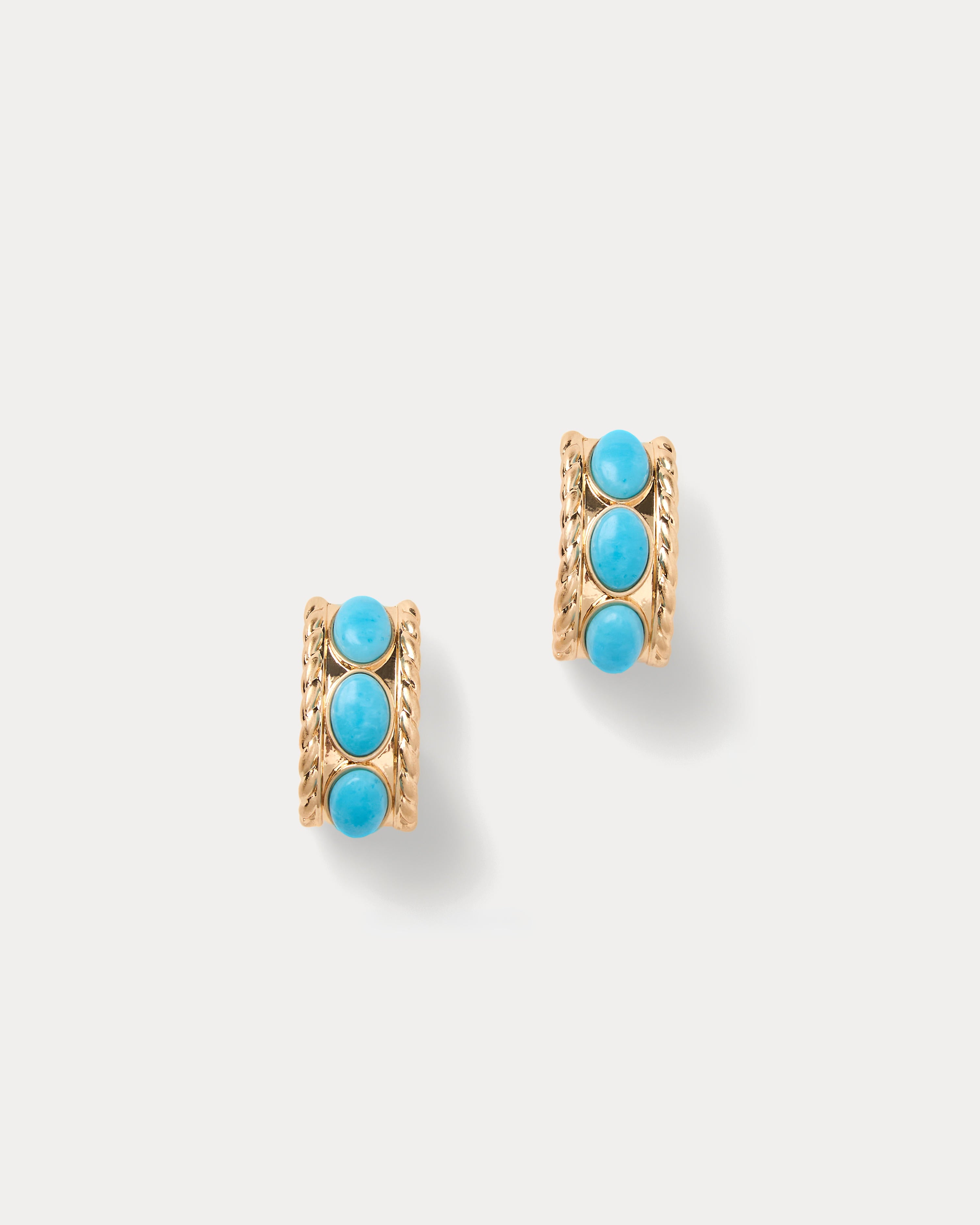 Sunshine Grove Hoop Earring - Turquoise Tide