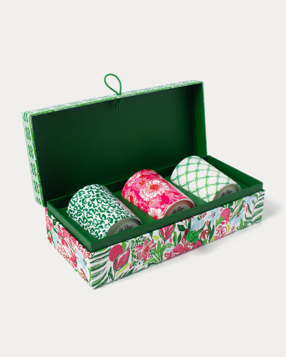 Lilly Pultizer | Votive Candle Set, Glowing Gardens