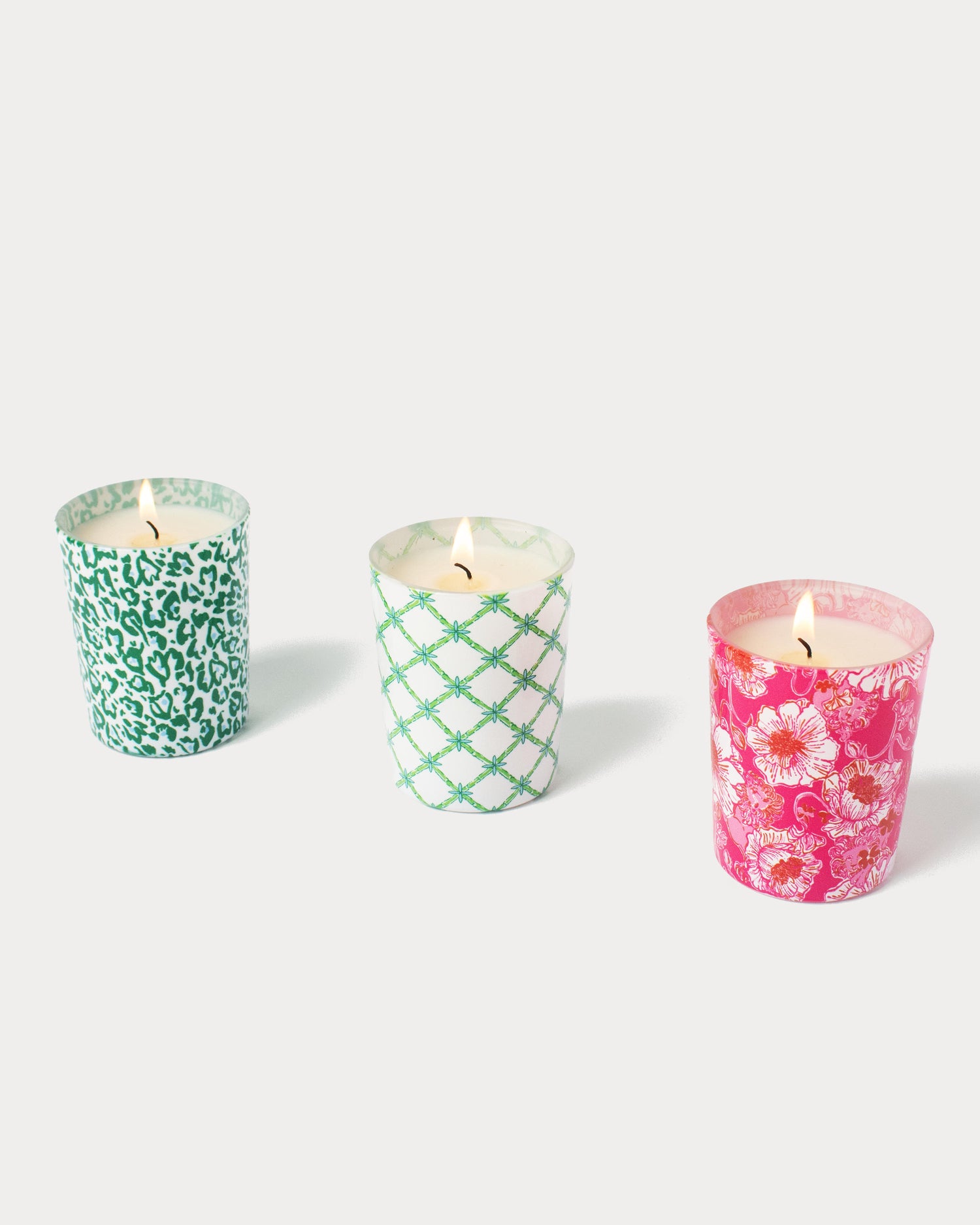Lilly Pultizer | Votive Candle Set, Glowing Gardens