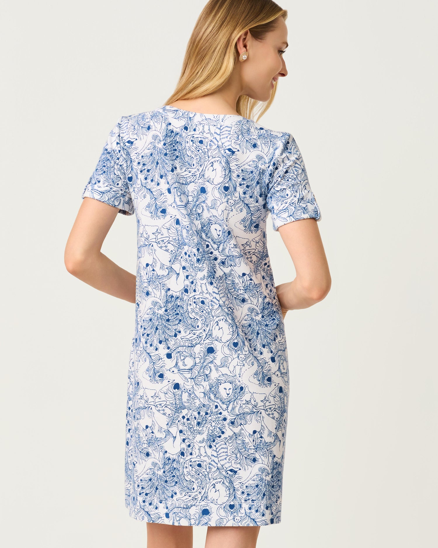 Lilly Pulitzer | Cameron Dress - Starlight Navy Zoology