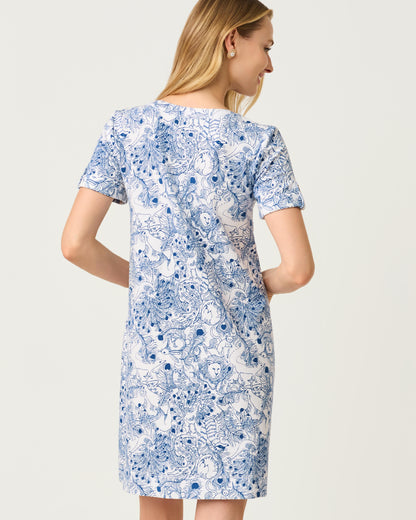 Lilly Pulitzer | Cameron Dress - Starlight Navy Zoology