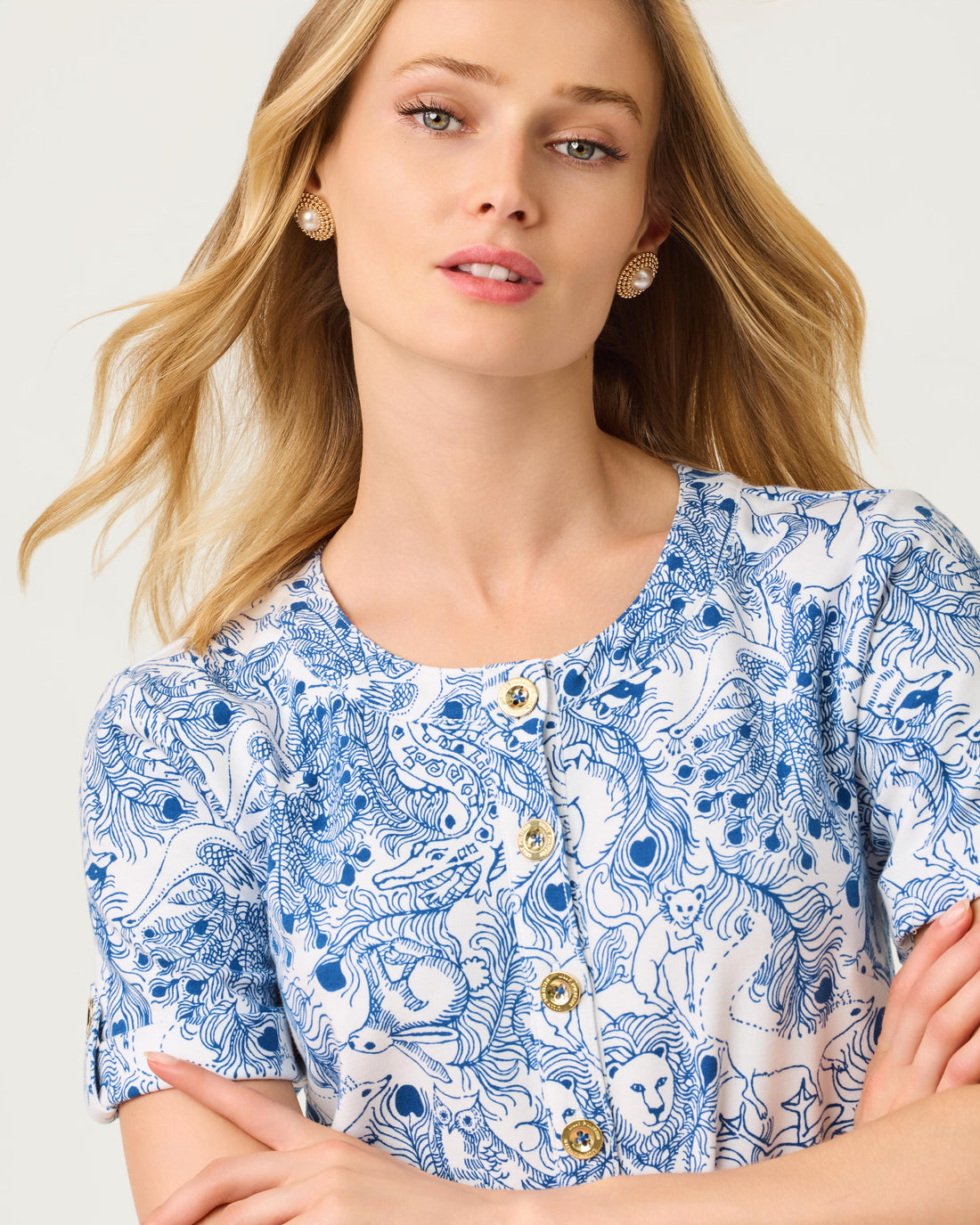 Lilly Pulitzer | Cameron Dress - Starlight Navy Zoology