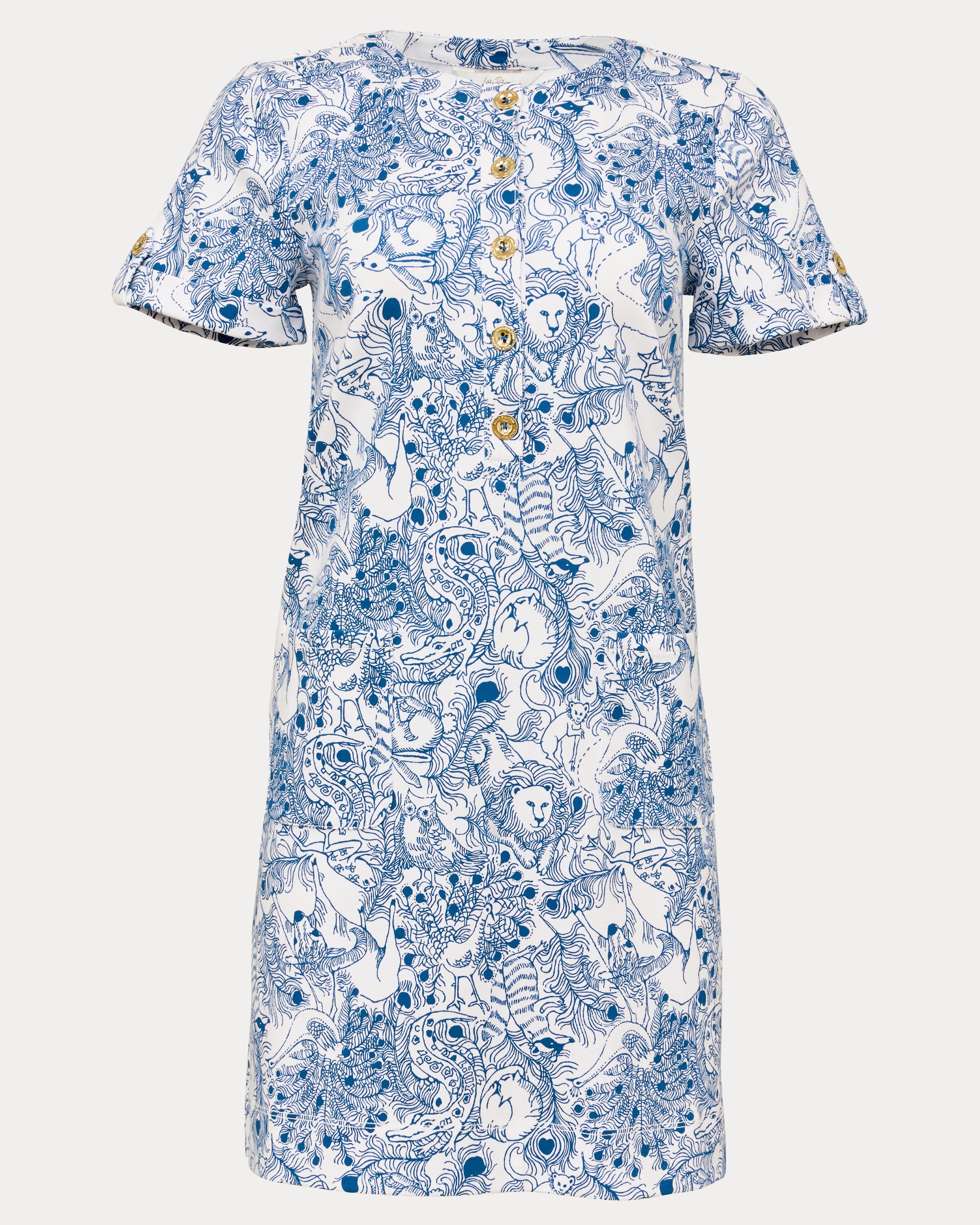Lilly Pulitzer | Cameron Dress - Starlight Navy Zoology