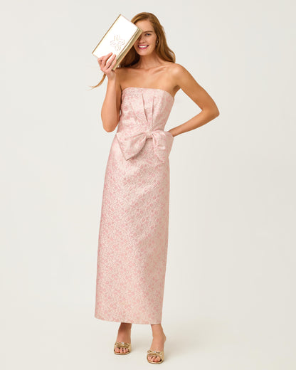 Lilly Pulitzer | Tiernan Maxi Dress - Conch Shell Pink Ritsy Ditsy