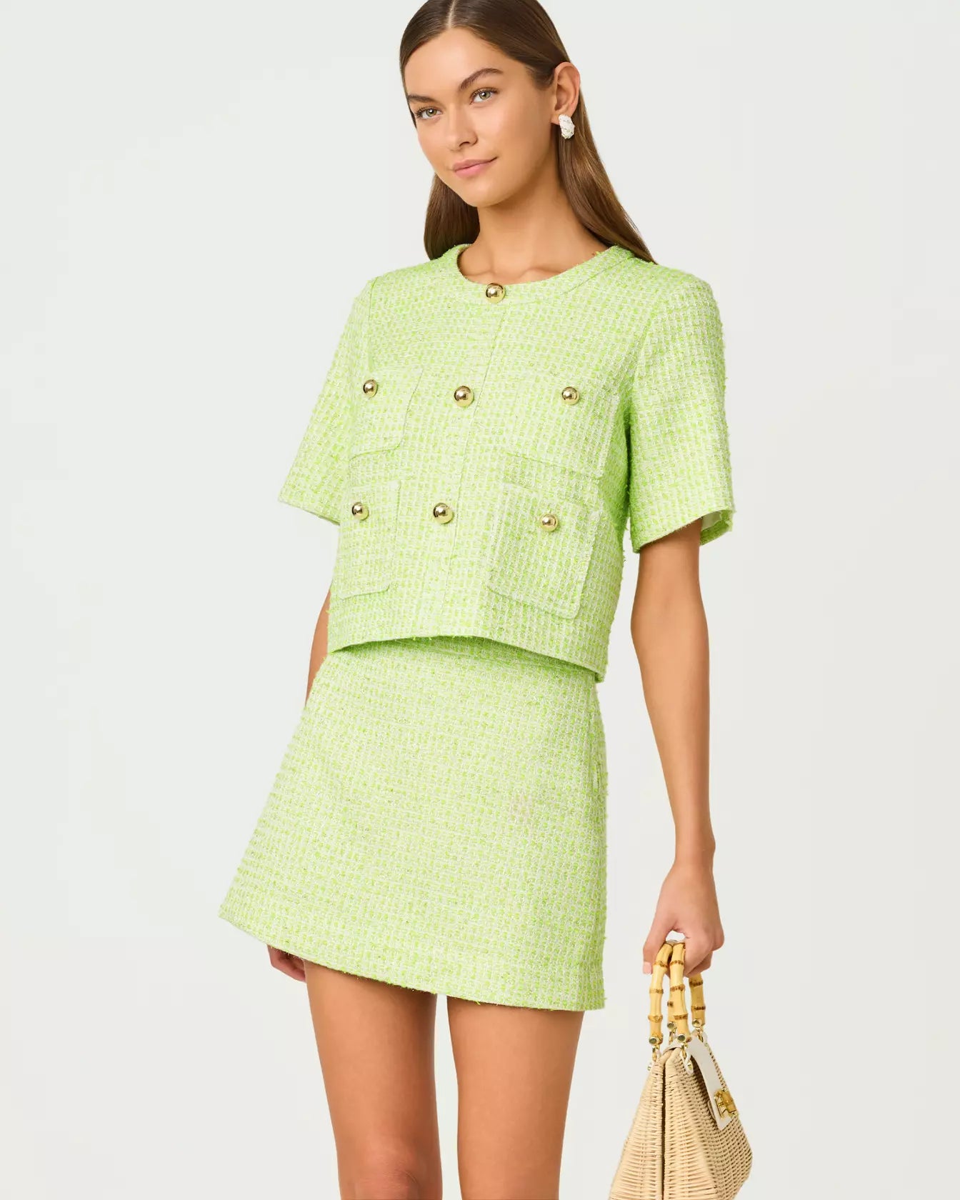 Sarissa Boucle Mini Skirt