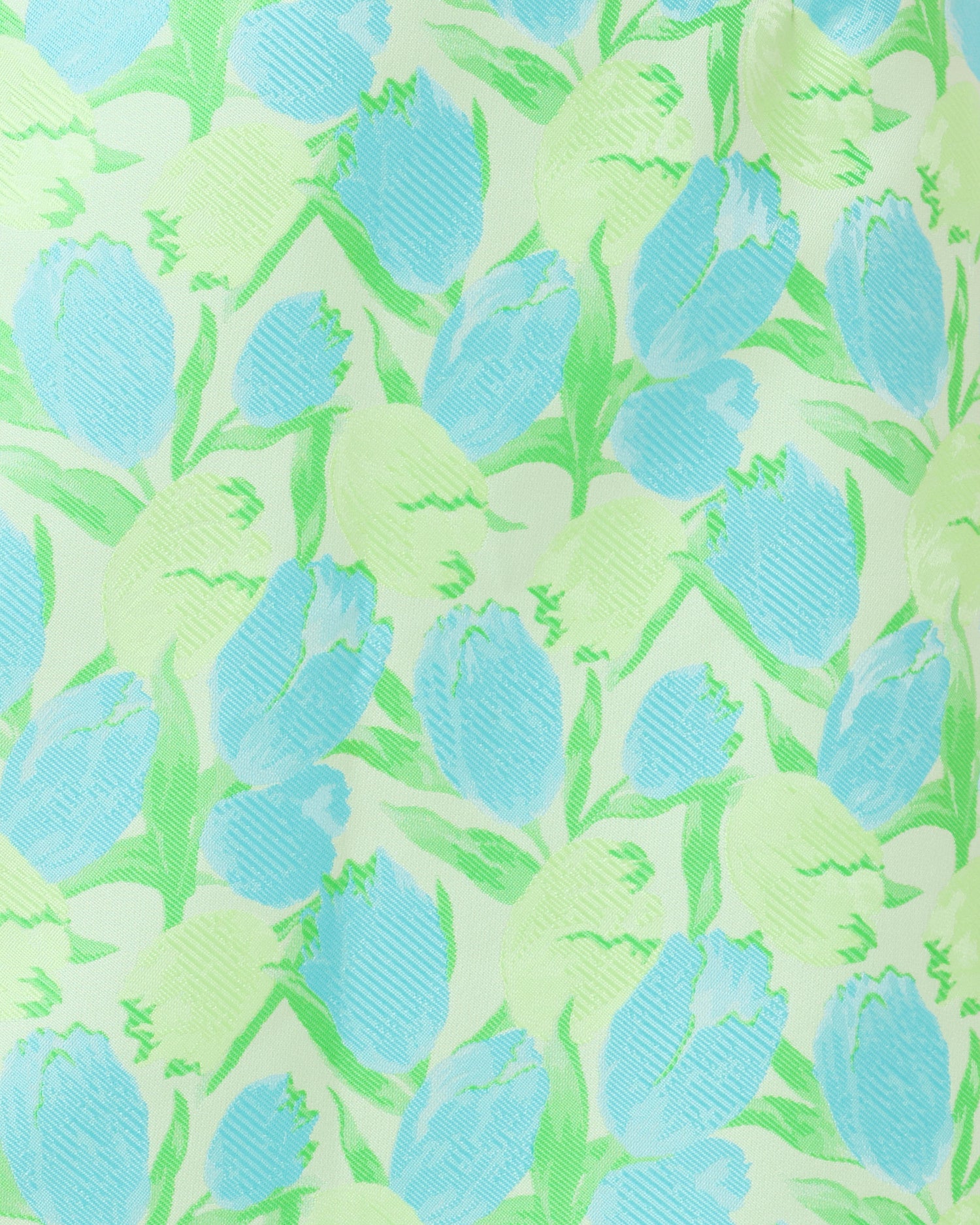 Kels Mini Skirt - Capri Blue Tulip Tango