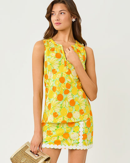 Michelina Mini Skort - Island Palm Zesty