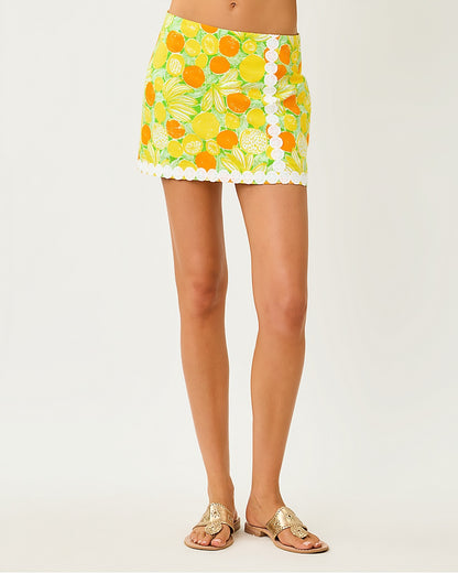 Michelina Mini Skort - Island Palm Zesty