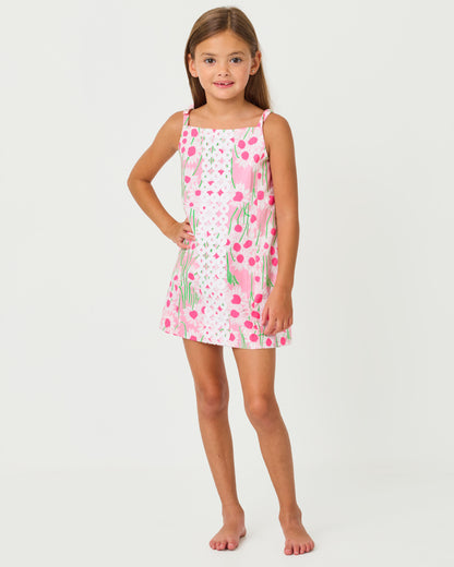 Lilly Pulitzer | Mini Delores Dress - Conch Shell Pink Sunny Daisies