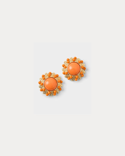 Seaside Harbour Earrings - Sunset Orange
