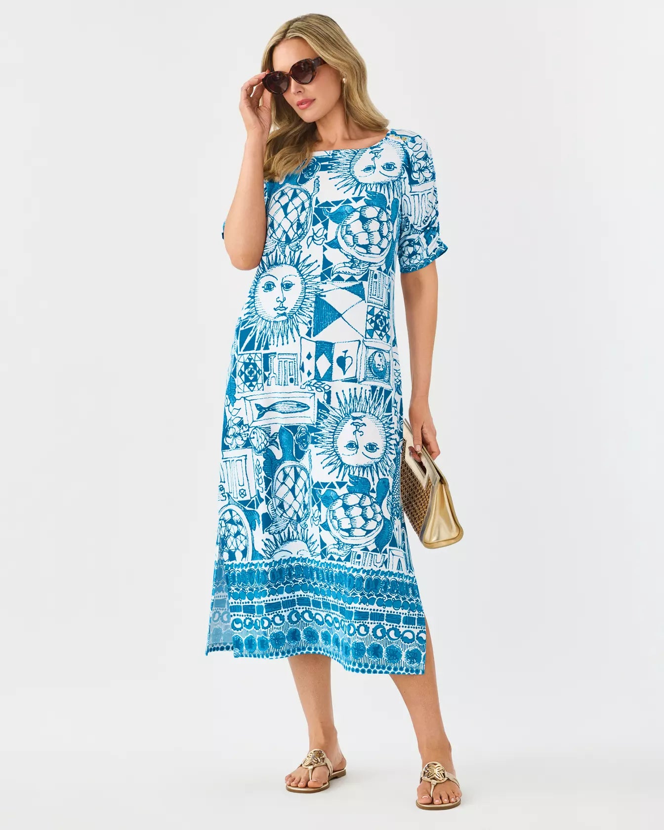 UPF 50+ Zarah Midi Dress