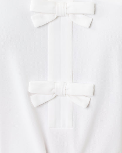 Frida Sleeveless Bow Polo