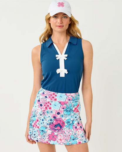 Frida Sleeveless Bow Polo