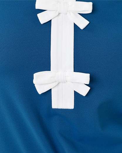 Frida Sleeveless Bow Polo