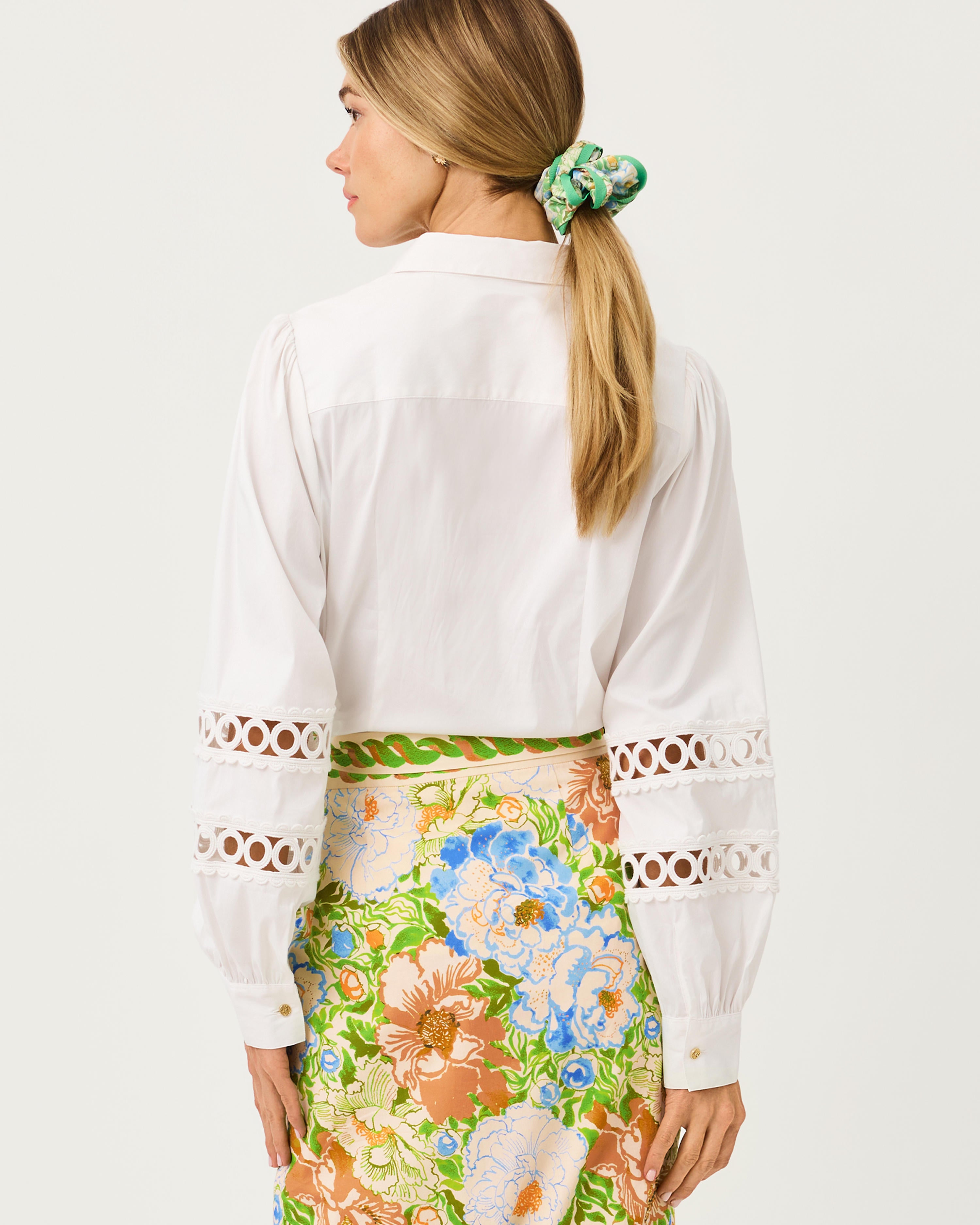 The Lace Inset Lilly Shirt