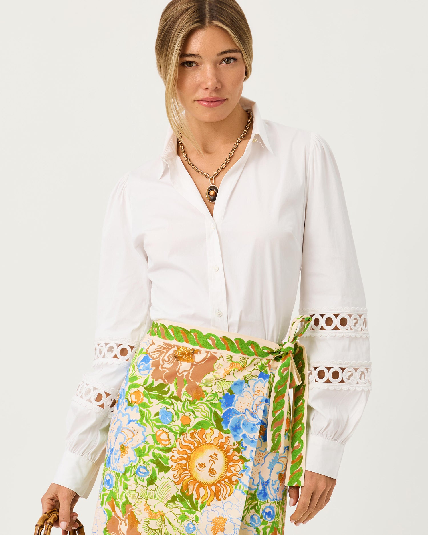 The Lace Inset Lilly Shirt