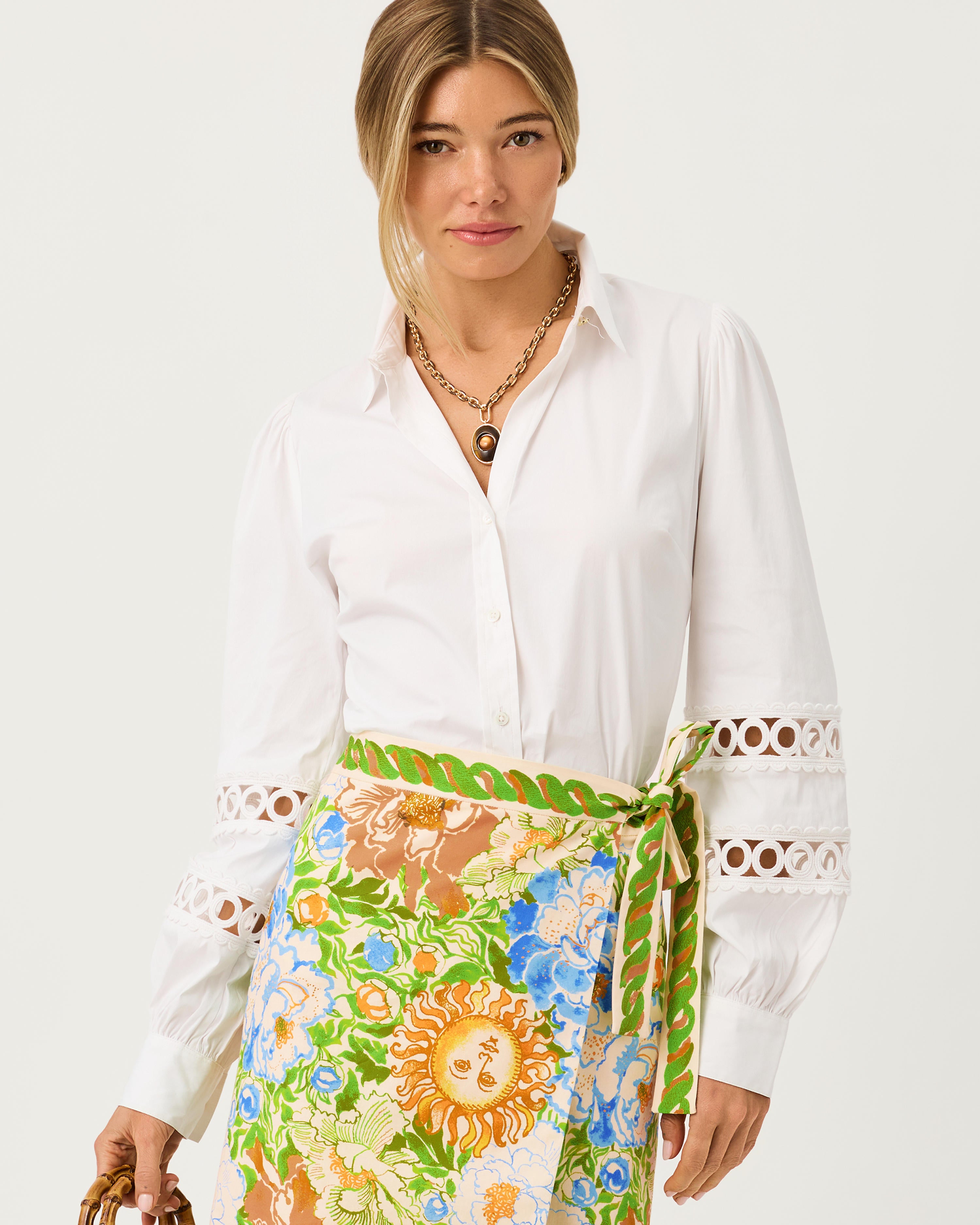 The Lace Inset Lilly Shirt
