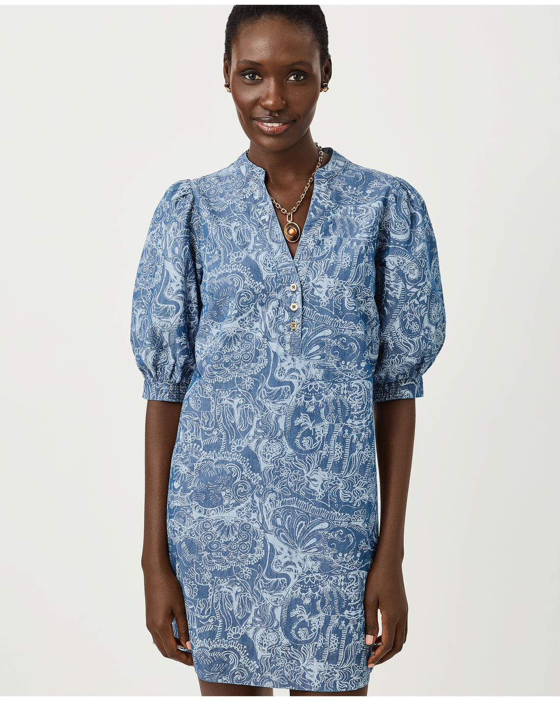 Mialeigh Elbow Sleeve Dress