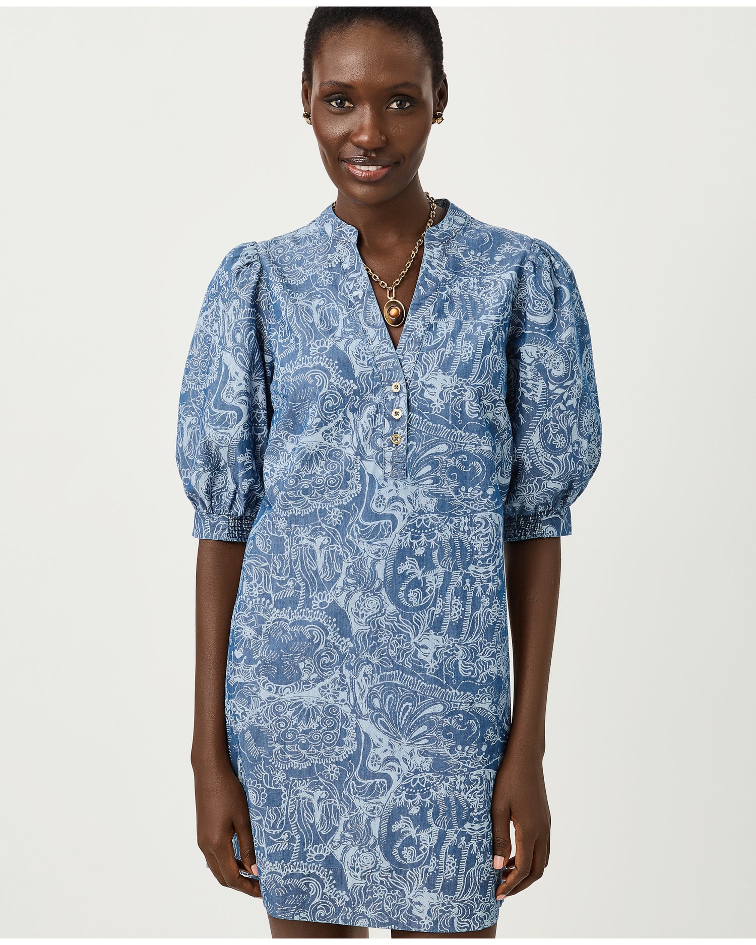 Mialeigh Elbow Sleeve Dress