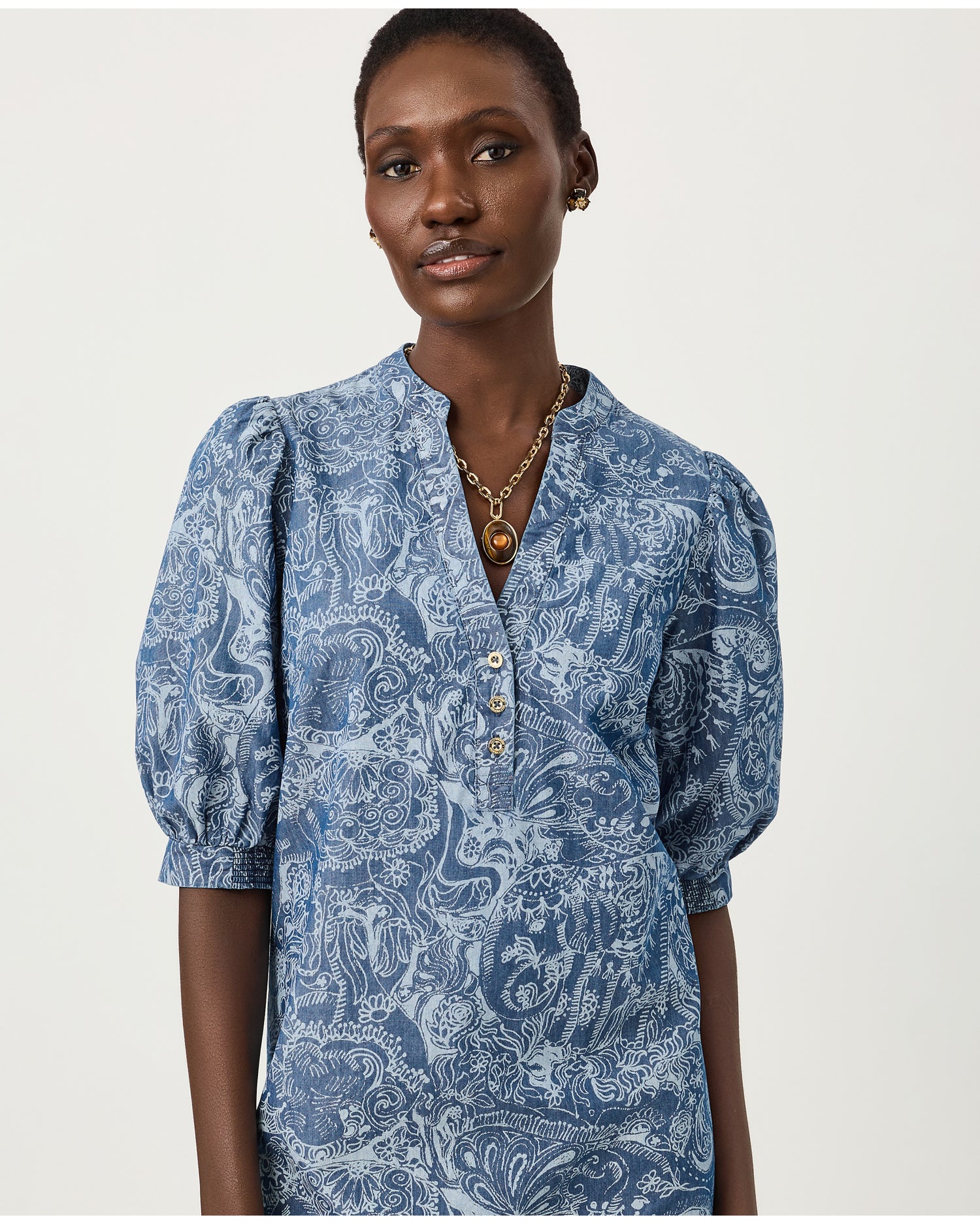 Mialeigh Elbow Sleeve Dress