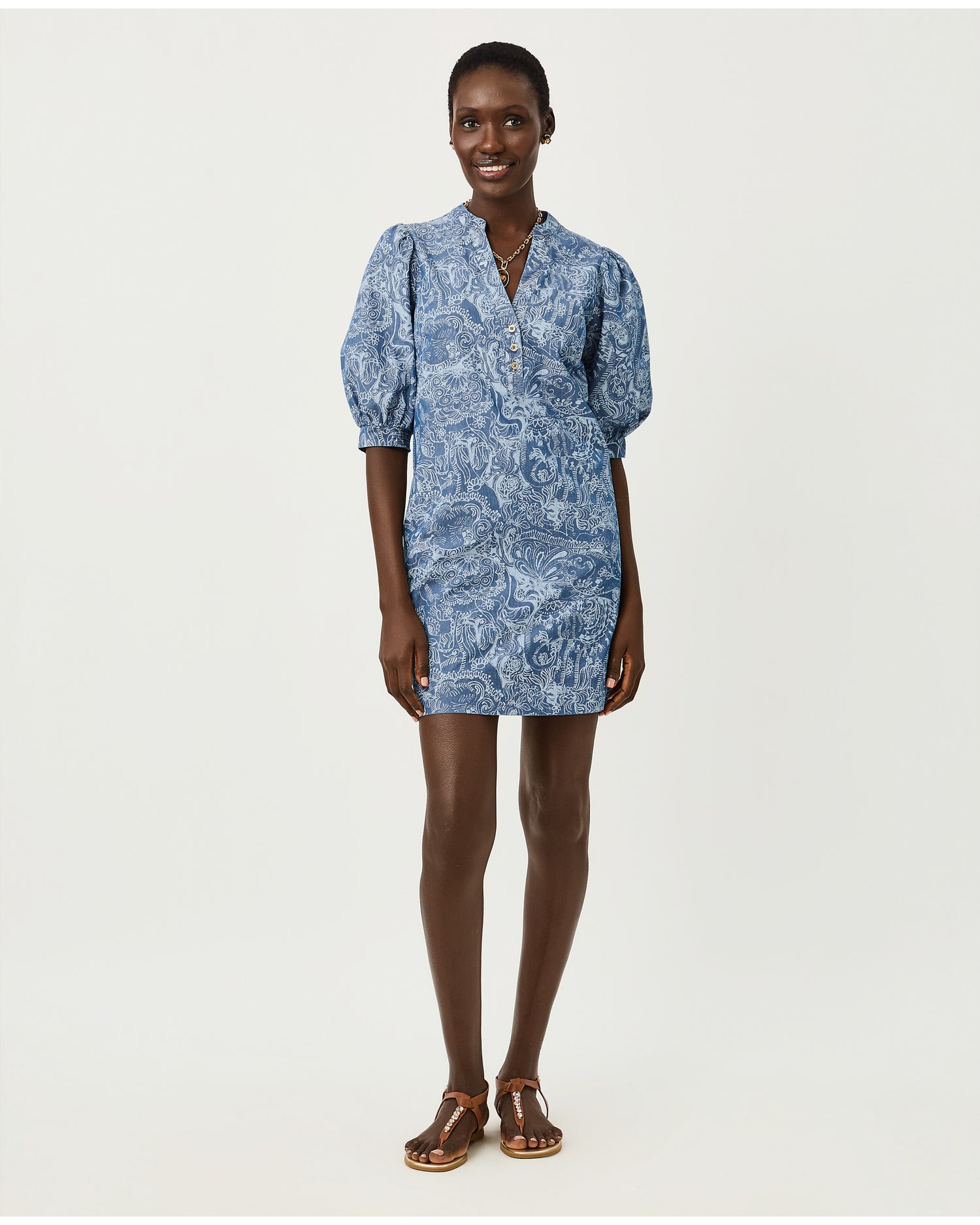 Mialeigh Elbow Sleeve Dress