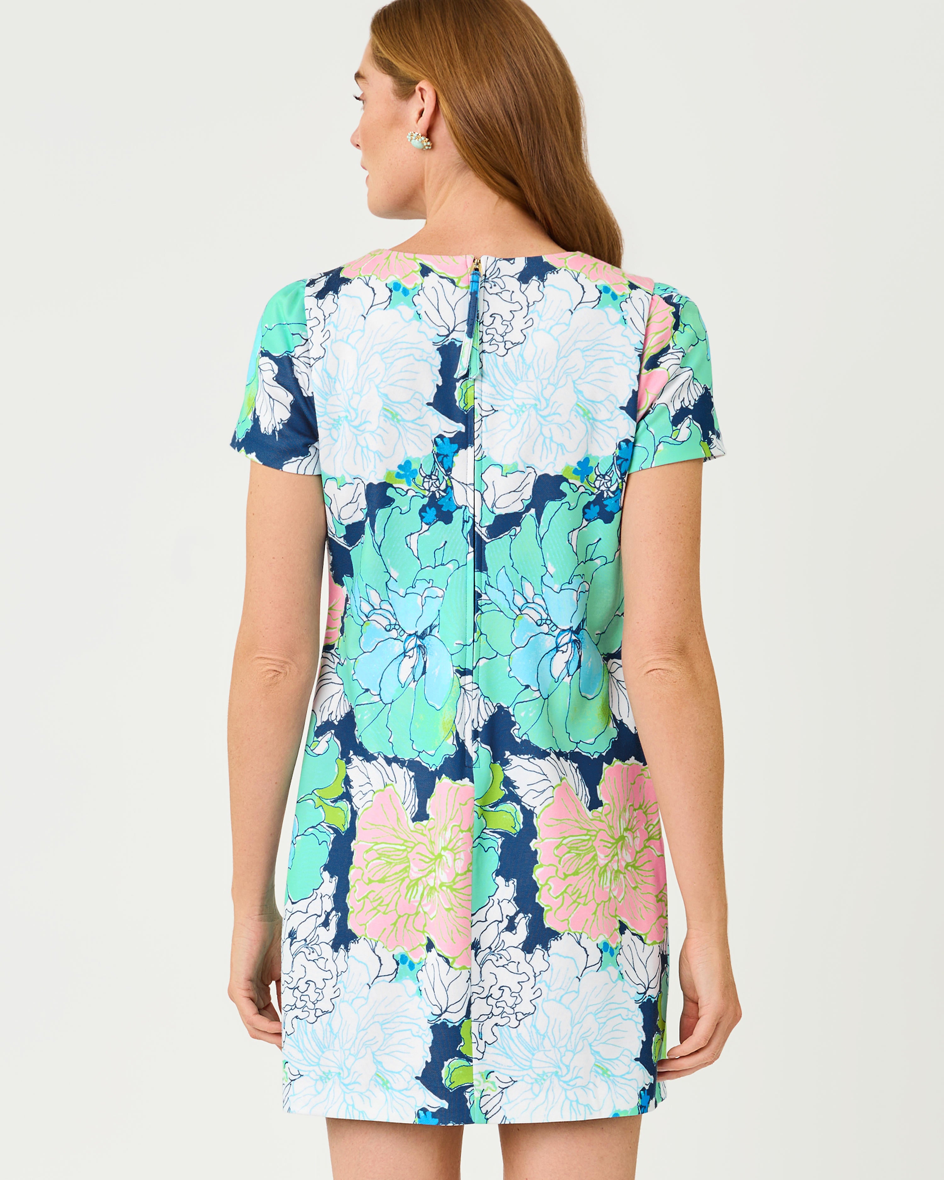 Melodie Skirted Romper - Starlight Navy Tennessees Hibiscus