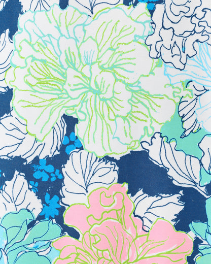 Melodie Skirted Romper - Starlight Navy Tennessees Hibiscus