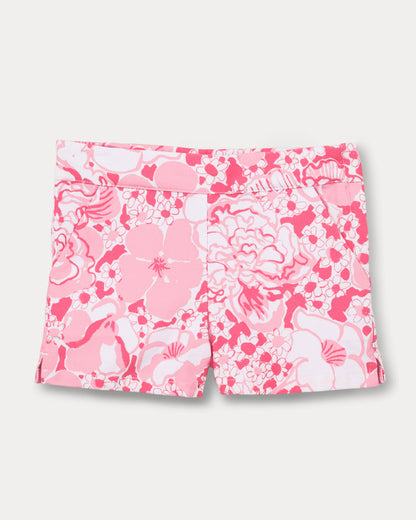 Janie and Jack Girls Clementine Short - Conch Shell Pink Burst Of Joy
