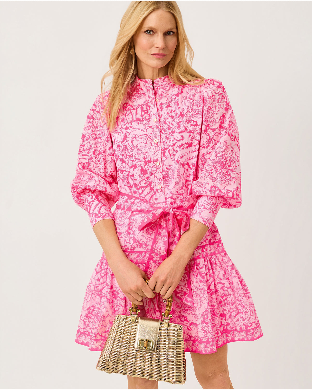 Drena Dress - Pink Aster A Rose