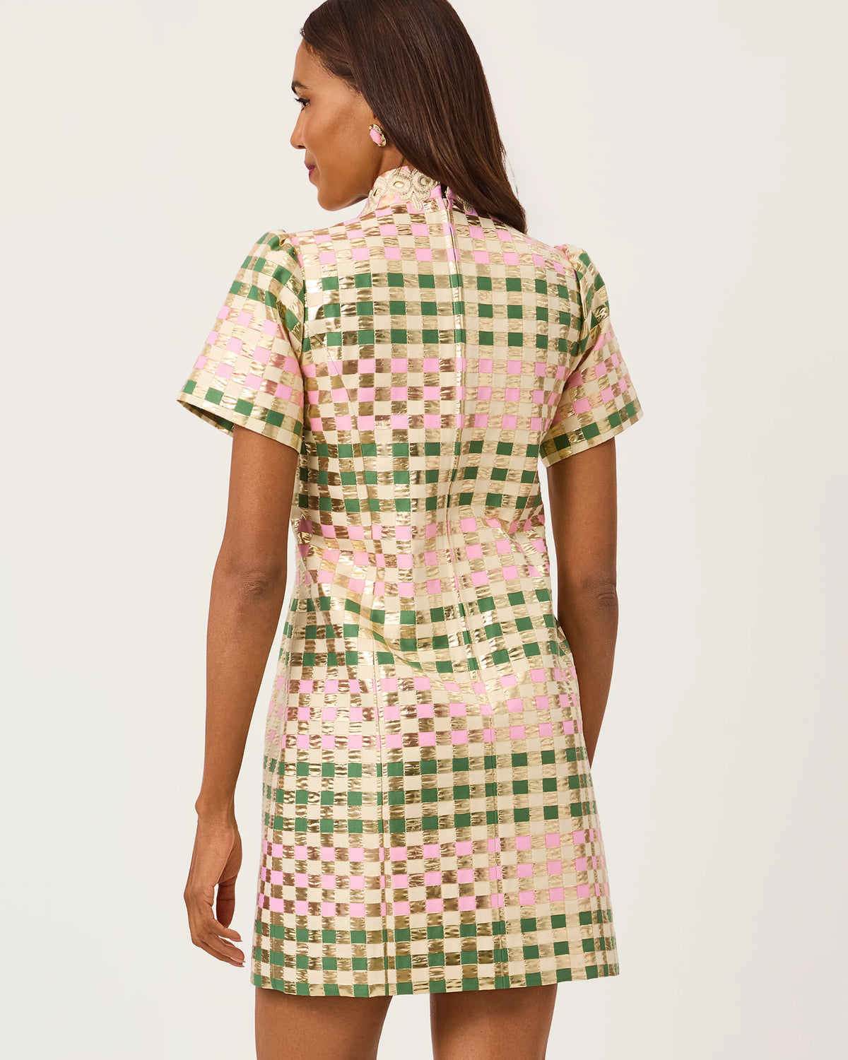 Carty Jacquard Shift Dress